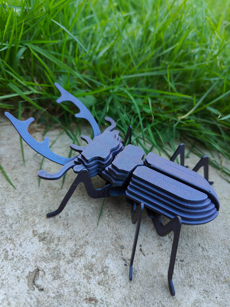 Stag Beetle Buildable Animal Figure